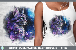 GorgeousWild Cats Galaxy Shirt design.