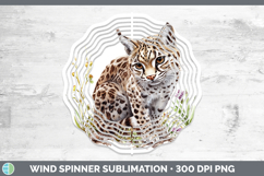 GorgeousWild Cats Wind Spinner design.