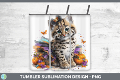 GorgeousWild Cats Halloween Tumbler design.