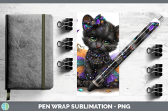 GorgeousWild Cats Halloween Pen Wrap design.
