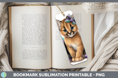 GorgeousWild Cats Halloween Bookmark design.