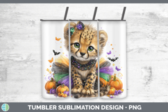 GorgeousWild Cats Halloween Tumbler design.
