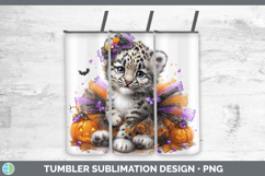 GorgeousWild Cats Halloween Tumbler design.