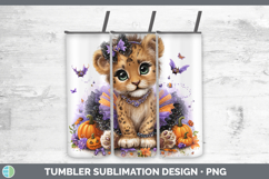 GorgeousWild Cats Halloween Tumbler design.