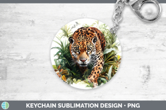 GorgeousWild Cats Keychain design.