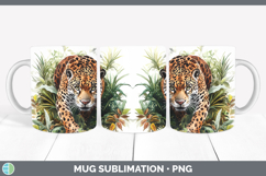 GorgeousWild Cats Mug Wrap design.