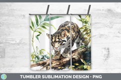 GorgeousWild Cats Tumbler design.
