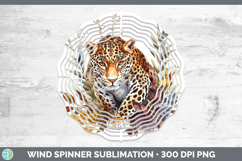 GorgeousWild Cats Wind Spinner design.