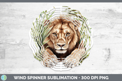 GorgeousWild Cats Wind Spinner design.