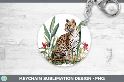 GorgeousWild Cats Keychain design.