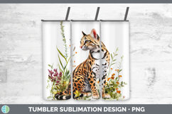 GorgeousWild Cats Tumbler design.