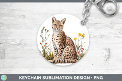 GorgeousWild Cats Keychain design.