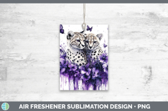 GorgeousWild Cats Purple Drips Air Freshener design.
