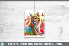 GorgeousWild Cats Rainbow Summer Air Freshener design.