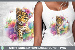 GorgeousWild Cats Rainbow Summer Shirt design.