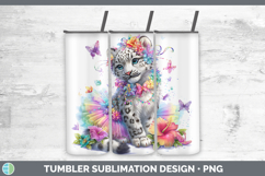 GorgeousWild Cats Rainbow Summer Tumbler design.