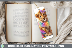 GorgeousWild Cats Rainbow Summer Bookmark design.