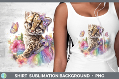 GorgeousWild Cats Rainbow Summer Shirt design.