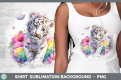 GorgeousWild Cats Rainbow Summer Shirt design.