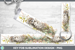 GorgeousWild Cats Sketch Key Fob design.