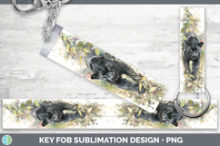 GorgeousWild Cats Sketch Key Fob design.