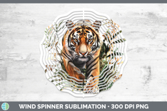 GorgeousWild Cats Wind Spinner design.