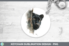 GorgeousWild Cats Tree Peek Keychain design.