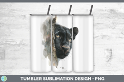 GorgeousWild Cats Tree Peek Tumbler design.