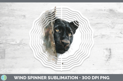 GorgeousWild Cats Tree Peek Wind Spinner design.