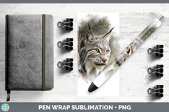 GorgeousWild Cats Tree Peek Pen Wrap design.