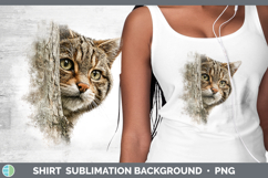 GorgeousWild Cats Tree Peek Shirt design.