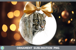 GorgeousWild Cats Tree Peek Ornament design.