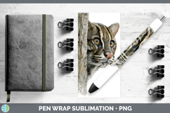 GorgeousWild Cats Tree Peek Pen Wrap design.