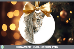 GorgeousWild Cats Tree Peek Ornament design.