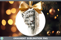 GorgeousWild Cats Tree Peek Ornament design.