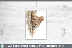 GorgeousWild Cats Tree Peek Air Freshener design.