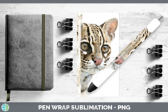 GorgeousWild Cats Tree Peek Pen Wrap design.