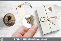 GorgeousWild Cats Tree Peek Stickers design.