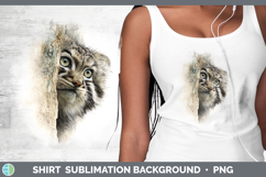 GorgeousWild Cats Tree Peek Shirt design.