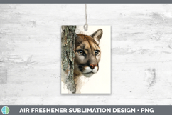 GorgeousWild Cats Tree Peek Air Freshener design.