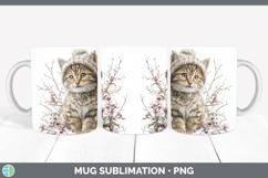 GorgeousWild Cats Winter Knit Hat Mug Wrap design.