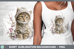 GorgeousWild Cats Winter Knit Hat Shirt design.