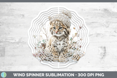 GorgeousWild Cats Winter Knit Hat Wind Spinner design.