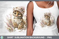 GorgeousWild Cats Winter Knit Hat Shirt design.