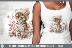 GorgeousWild Cats Winter Knit Hat Shirt design.
