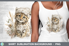 GorgeousWild Cats Winter Knit Hat Shirt design.