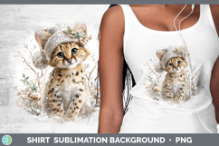 GorgeousWild Cats Winter Knit Hat Shirt design.
