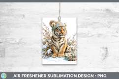 GorgeousWild Cats Winter Knit Hat Air Freshener design.