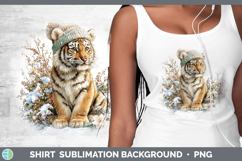 GorgeousWild Cats Winter Knit Hat Shirt design.