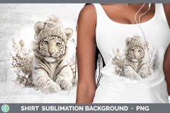 GorgeousWild Cats Winter Knit Hat Shirt design.